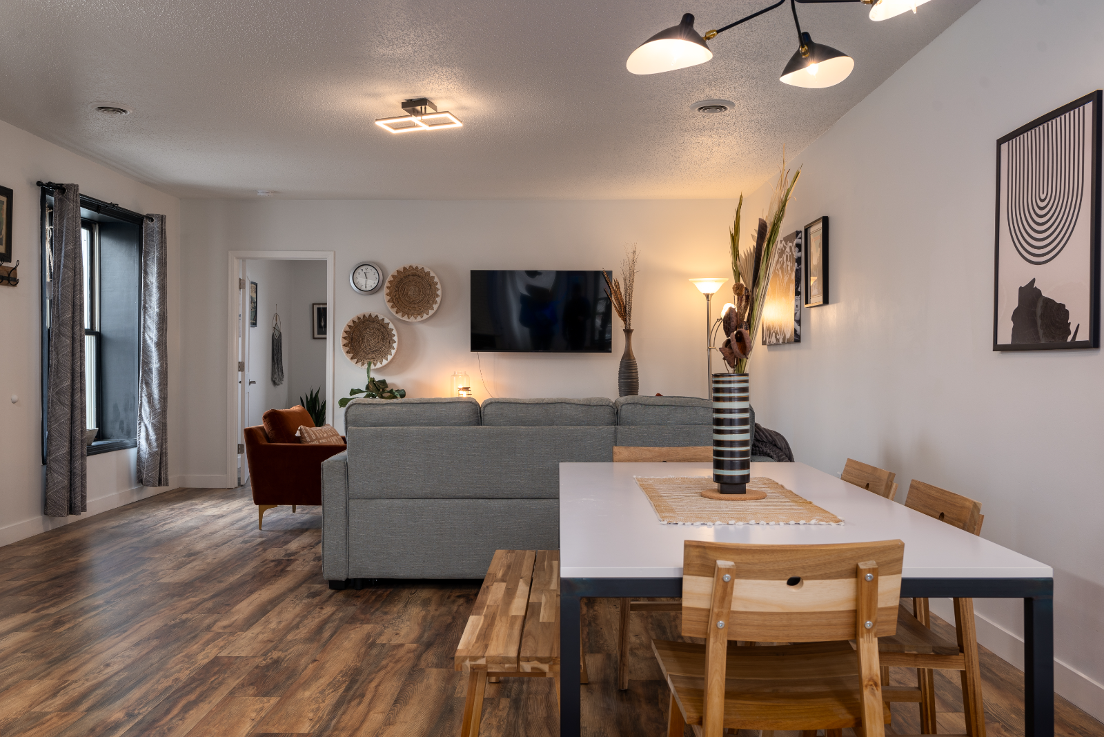Living and dining room